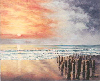Sonnenuntergang bei Kampen (Sylt)